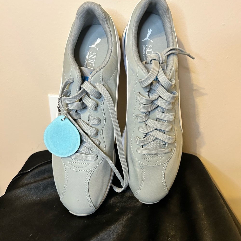 PUMA TURIN II NL MENS GRAY CASUAL LOW TOP LIFESTYLE SNEAKERS SHOES size 10.5 US